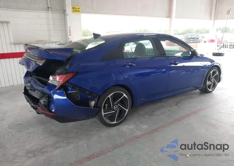 2022 Hyundai Elantra N Line из США, поврежденный, VIN KMHLR4AF9NU328414